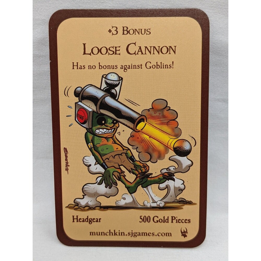 Munchkin Loose Cannon Promo Card